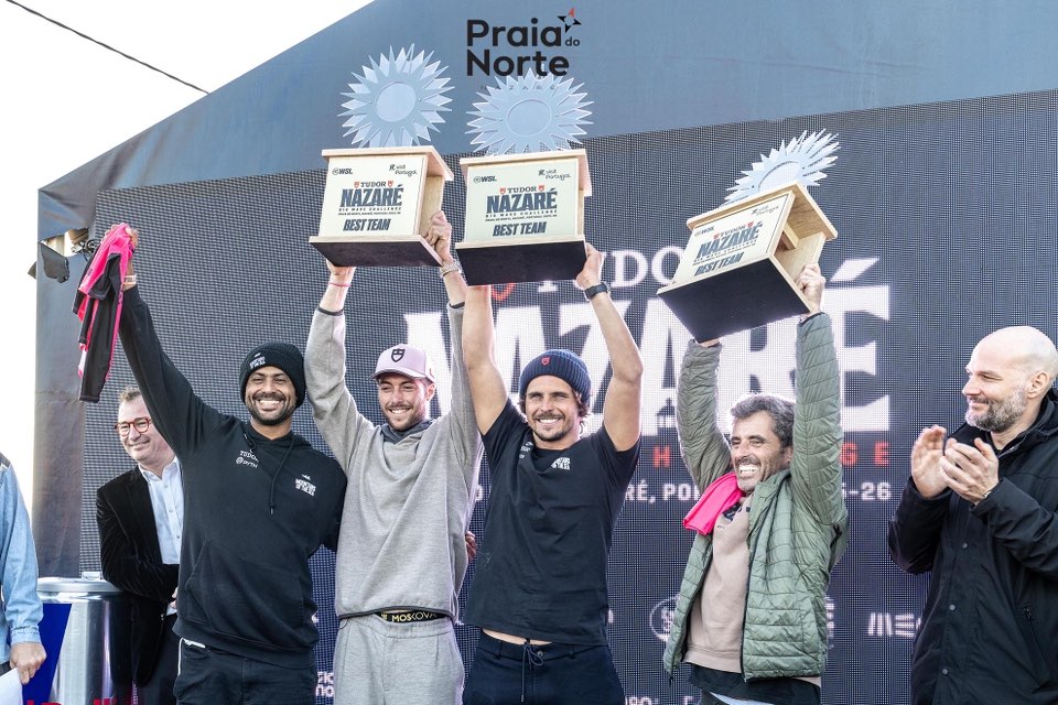 Nic Von Rupp e Clement Roseyro foram novamente os grandes vencedores doNazaré Challenge